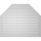 Ekena Millwork Octagonal Top Surface Mount PVC Gable Vent w/ 2"W x 2"P Brickmould Sill Frame, 42"W x 34"H GVPOT42X3403SF - alternate 5